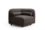 Atelier Del Sofa Viktor - Sillón orejero Gris oscuro